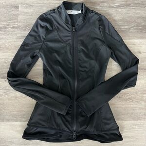 Stella McCartney Adidas Black Zip-Front Jacket XS